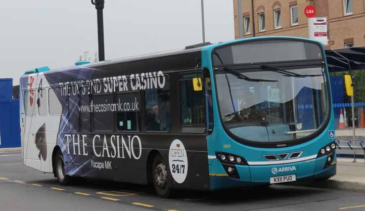 Arriva Shires Volvo B7RLE Wright 3891